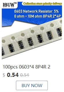 Capacitor Cerámico Multicapa Chip SMD 0805 (0.5pF-22uF) - Pack 100 Unidades (Valores Surtidos)