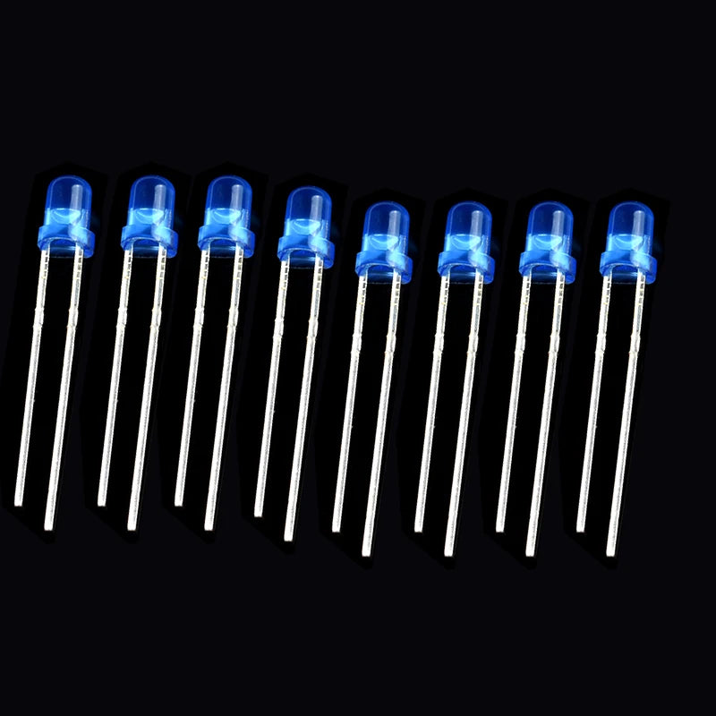 Kit Surtido Diodos LED 3mm/5mm (DIP, Rojo/Naranja/Amarillo/Verde/Azul/Blanco) Componentes Electrónicos