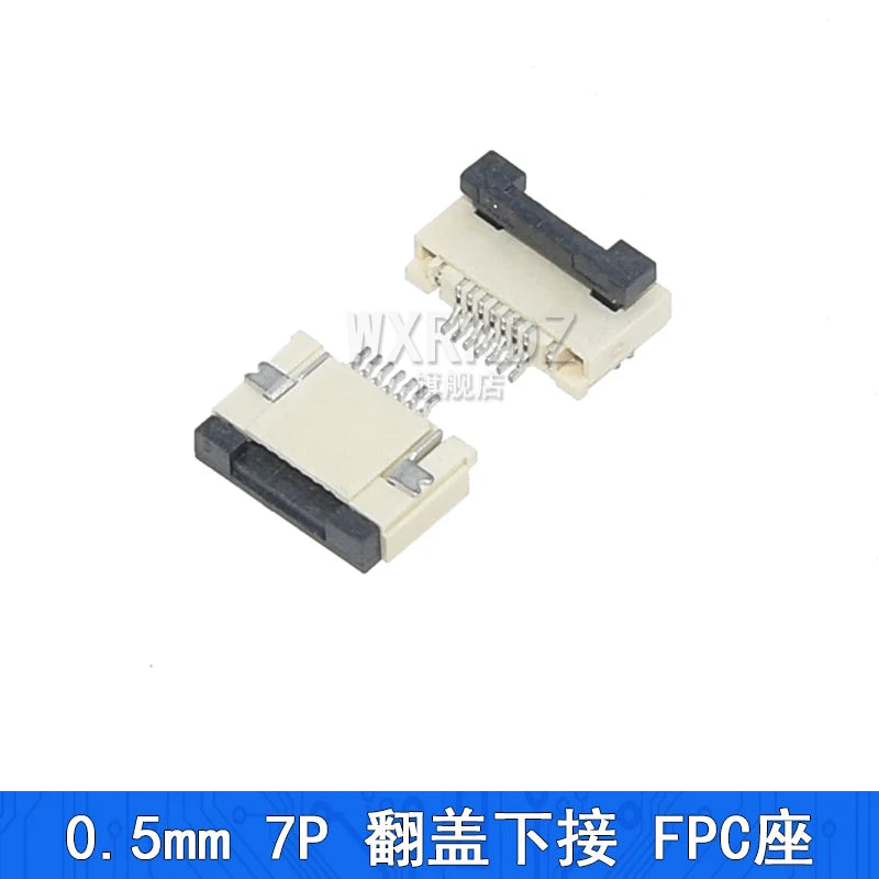 10PCS FFC FPC Connector Flat Cable Socket 0.5MM Adapter 4/5/6/7/8/9/10/12/14/16/18-40P 45/50/54/60/64Pin Down Flip Type Plug Kit