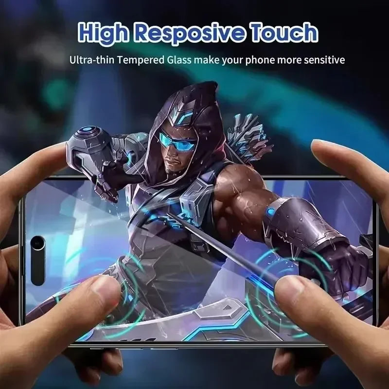 Protector Pantalla Privacidad Anti-Espía Cobertura Completa 8K para iPhone 8 Plus / 11-16 Pro Max / XR / XS Max