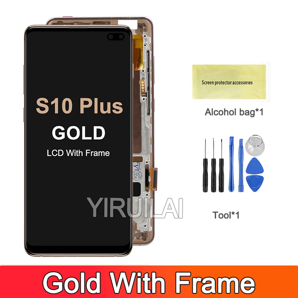 Pantalla TFT LCD con Marco y Digitalizador Táctil para Samsung Galaxy S10 Plus (G9750/G975F) (Reemplazo)