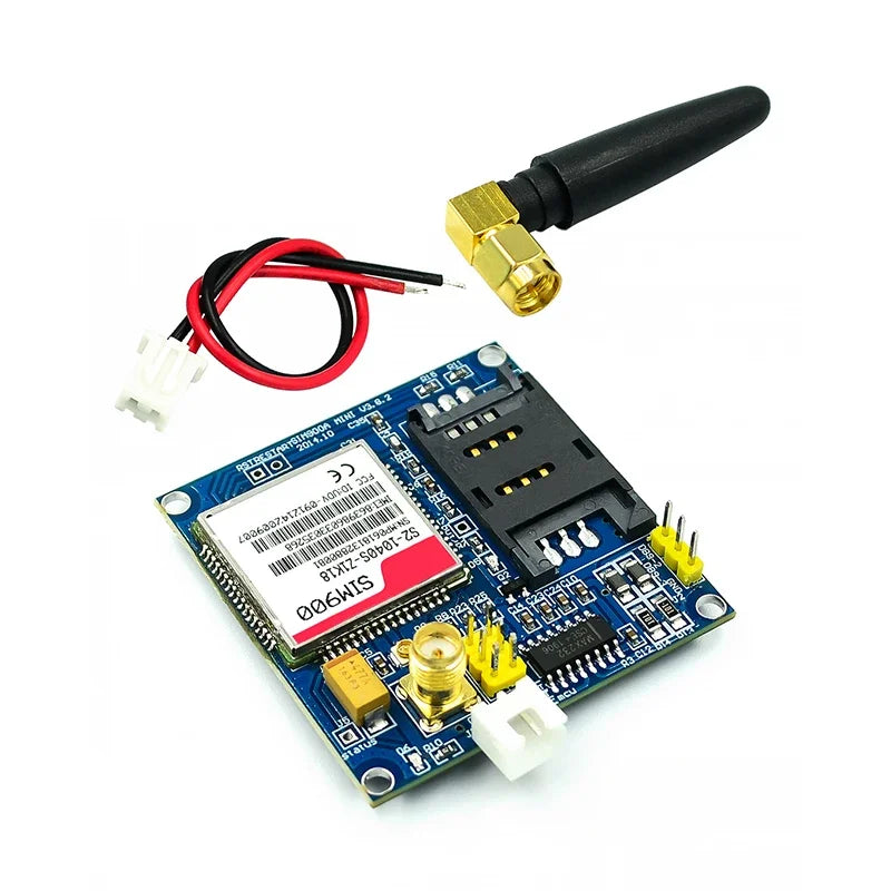 Kit Placa Módulo Transmisión Datos Inalámbrica GSM/GPRS SIM900A / SIM900 Mini V4.0 con Antena (C83)