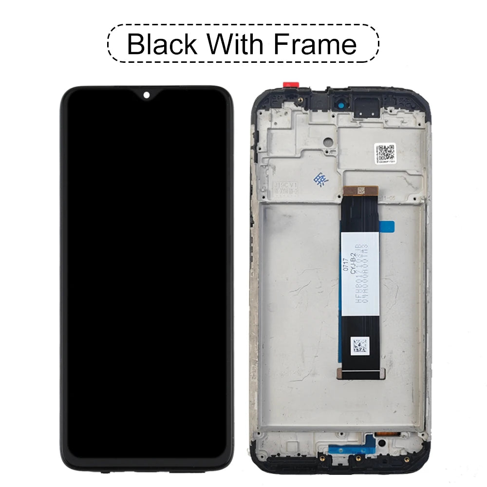 6.53" 100% Test For Redmi 9T LCD Display Touch Screen Digitizer Assembly For Xiaomi Poco M3 Display Screen With Frame LCD