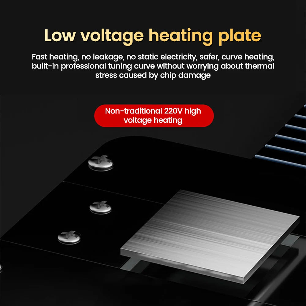 IC CPU Heating Platform Glue and Tin Removal Repair Tools Preheating Station Constant Temperature Motherboard Welding Table