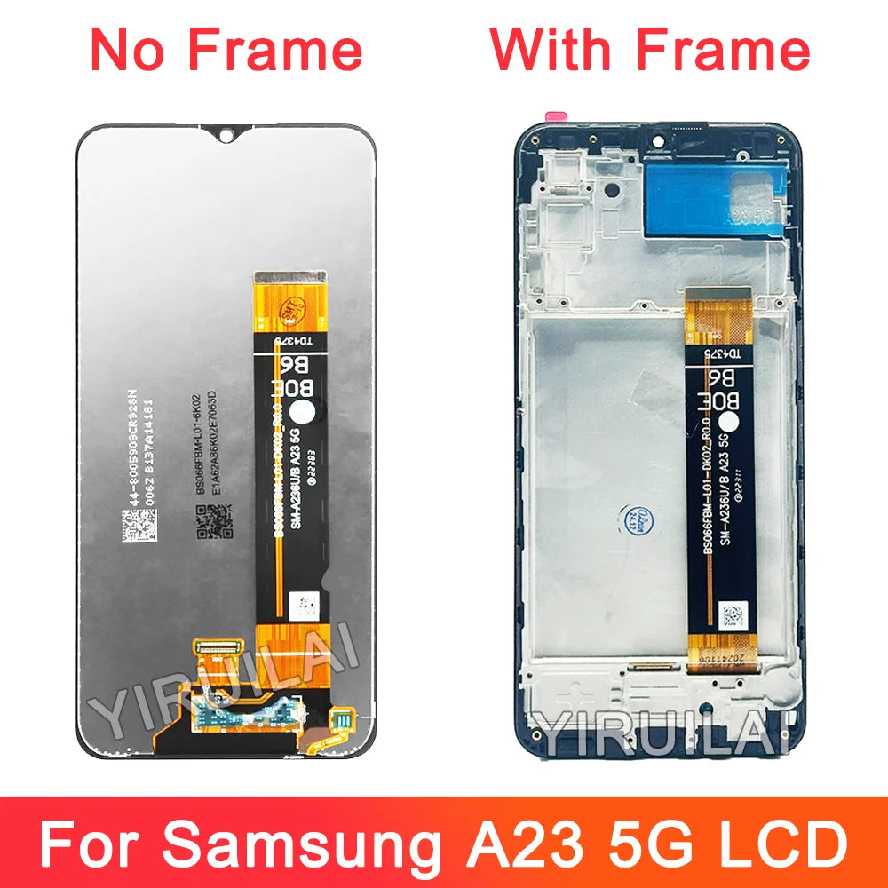 Pantalla LCD Amoled de 6,6 pulgadas para Samsung A23 5G A236, montaje de digitalizador con pantalla táctil para Samsung A236U A236B, Departamento de pantalla LCD