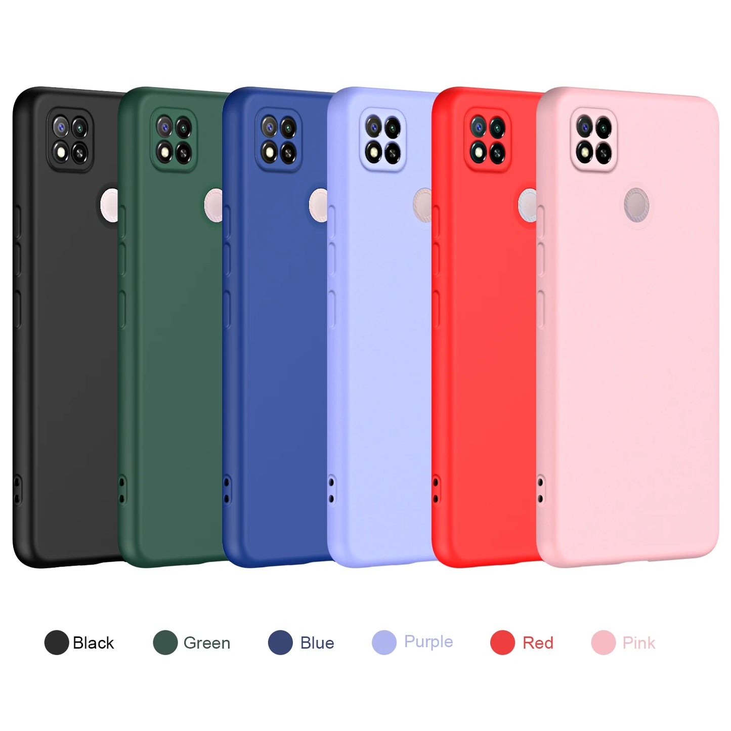 Funda Carcasa Silicona Líquida Suave Lujo para Xiaomi Redmi 9C NFC (Protección Cámara)