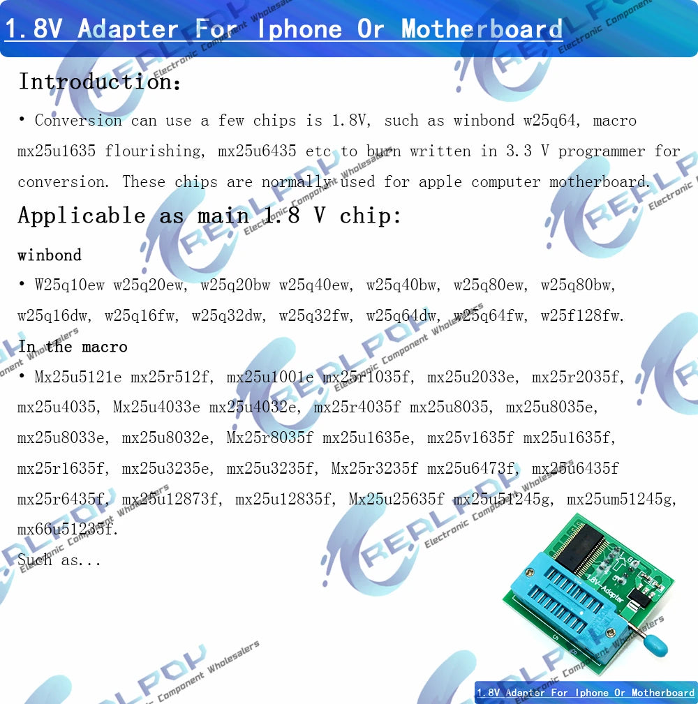 Kit Programador USB CH341A EEPROM/Flash/BIOS con Clip SOIC8, Adaptador 1.8V y ZIF Socket