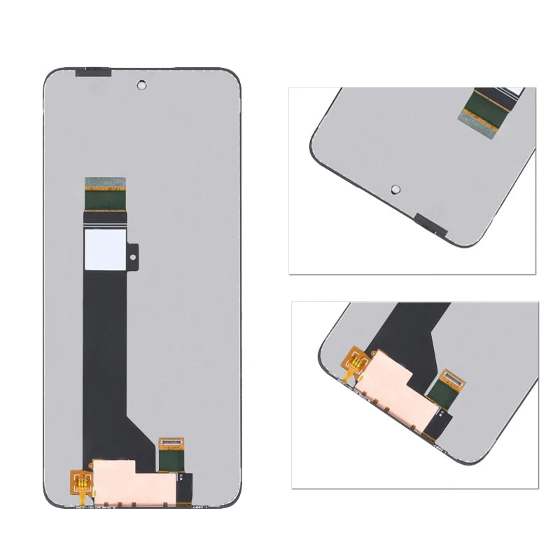 6.5" OEM LCD For Motorola Moto G13 G23 G53 G73 E13 XT2335-2 Display Touch Screen Digitizer Replacement With Frame