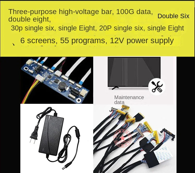 Tester Universal LCD/LED TV/Monitor (8va Gen) 2K/4K - Herramienta Detección Pantalla Puntos