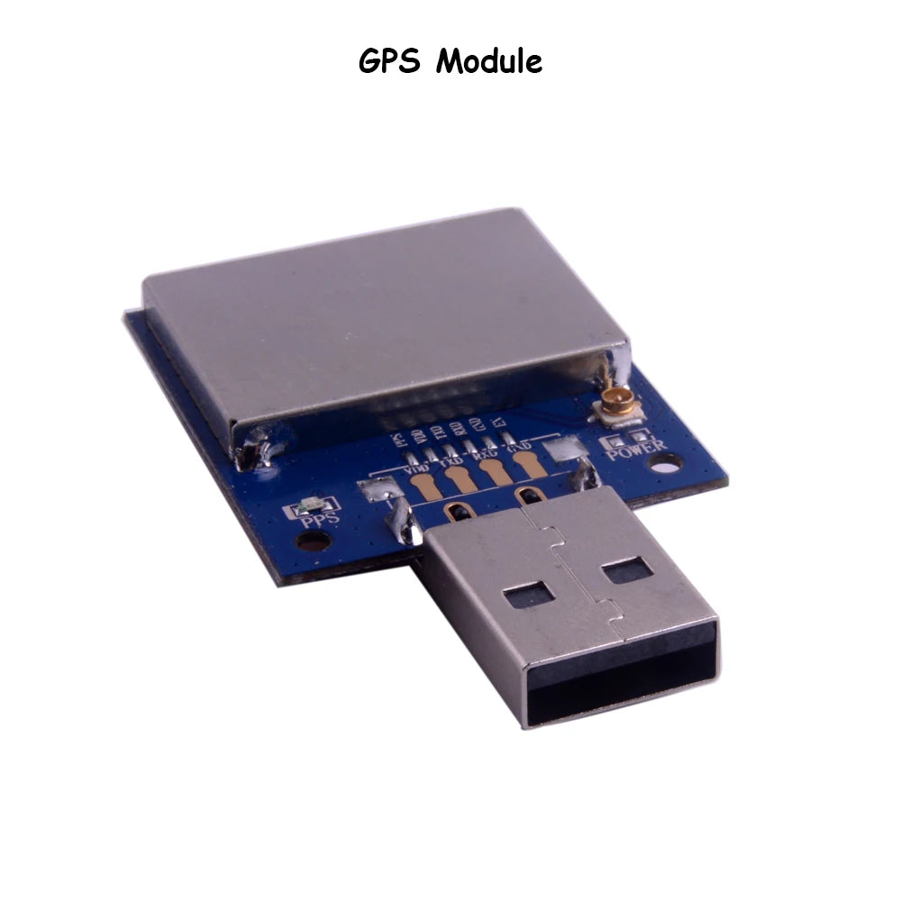 Módulo Receptor GPS USB M8N (Beidou/Glonass) con Antena (Cable IPX a SMA) para Arduino/Pixhawk Control Vuelo