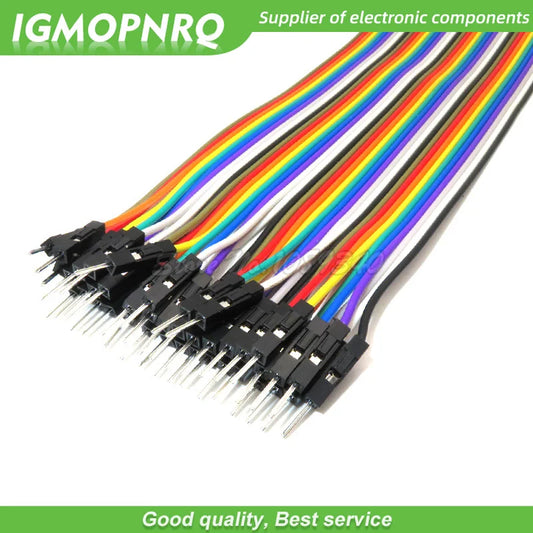 Cable Jumper Dupont (40/120 Unidades, 40 Pines, 20cm) Macho-Macho / Hembra-Hembra / Macho-Hembra para Arduino DIY Kit