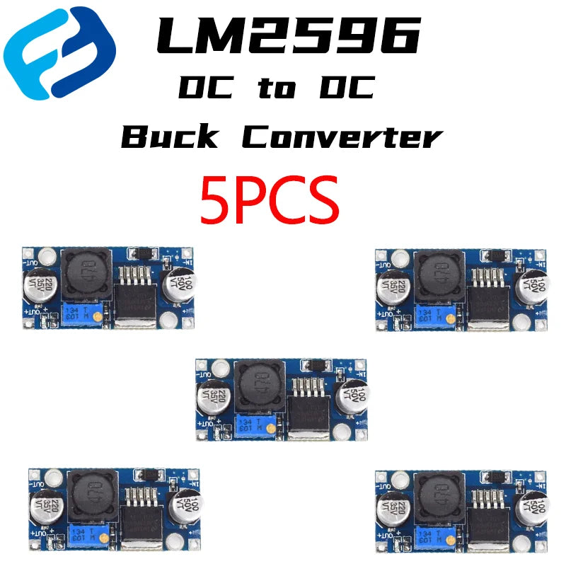 Módulo Fuente Alimentación Step-Down LM2596S DC-DC Buck Ajustable Convertidor Voltaje
