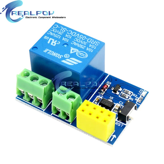 Módulo Relé WiFi ESP8266 ESP-01S 5V Smart Home Switch Control Remoto App Celular