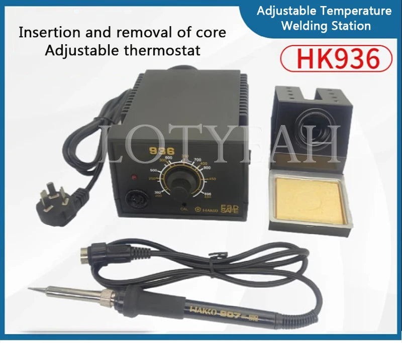 HAKKO 936 Soldering Station electronic welding iron 220V Digital Digital Temperature Controller Solder Iron 60W