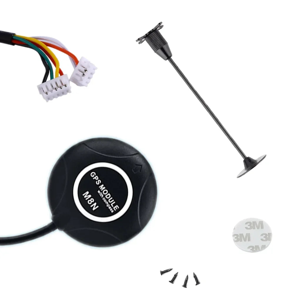 Módulo GPS M8N / M9N (Chip M8/8N/6M) Alta Precisión con Soporte y Compás Integrado para APM 2.6/2.8 / Pixhawk 2.4.6/2.4.8