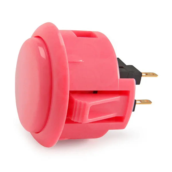 Botón Pulsador Arcade Sanwa OBSF-30 / OBSF-24 (24mm/30mm) Switch Reemplazo Nintendo/MAME/Raspberry Pi (1 Unidad)
