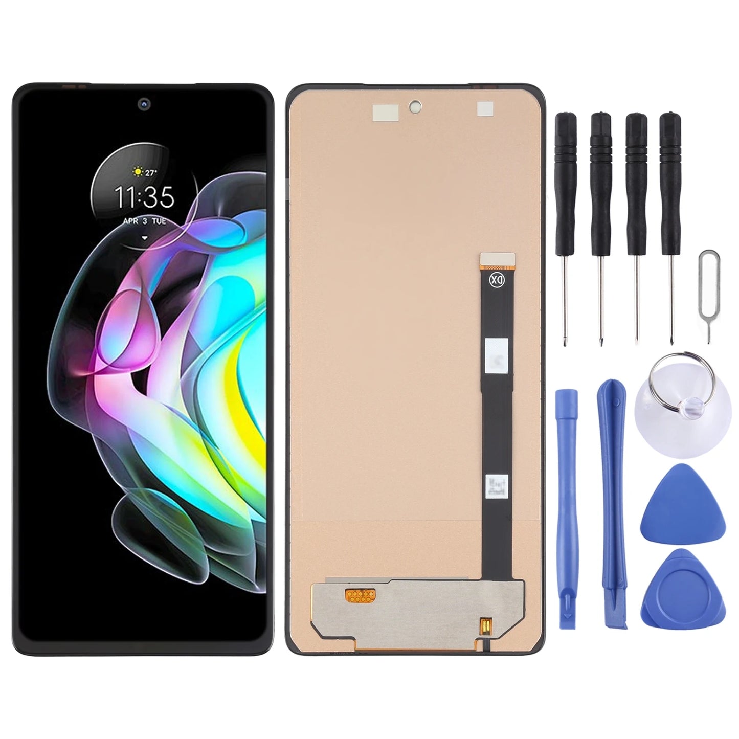 For Motorola Moto Edge 20/Edge 20 Pro/Edge 30 Pro/Edge X30 TFT LCD Screen and Digitizer Full Assembly Mobile Phone Replacement P