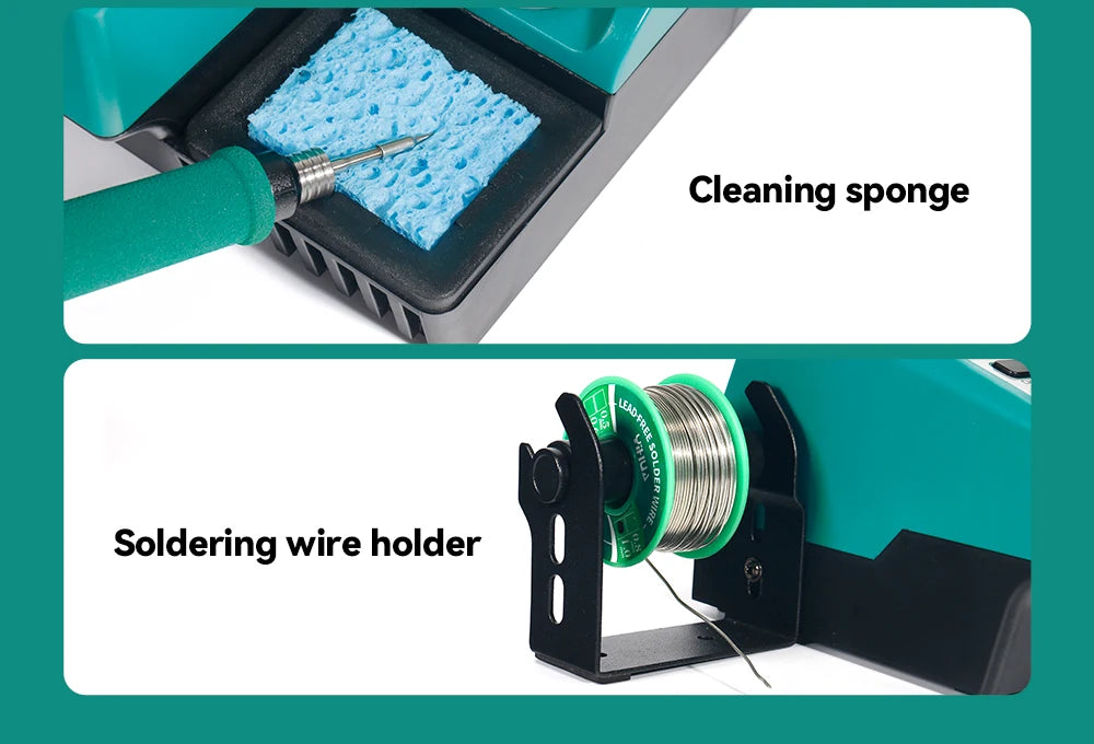 YIHUA 982 Double Solder Iron Handle C245 C210 Electronic Welding Rework Station Repaid Heating Soldering Iron Staion