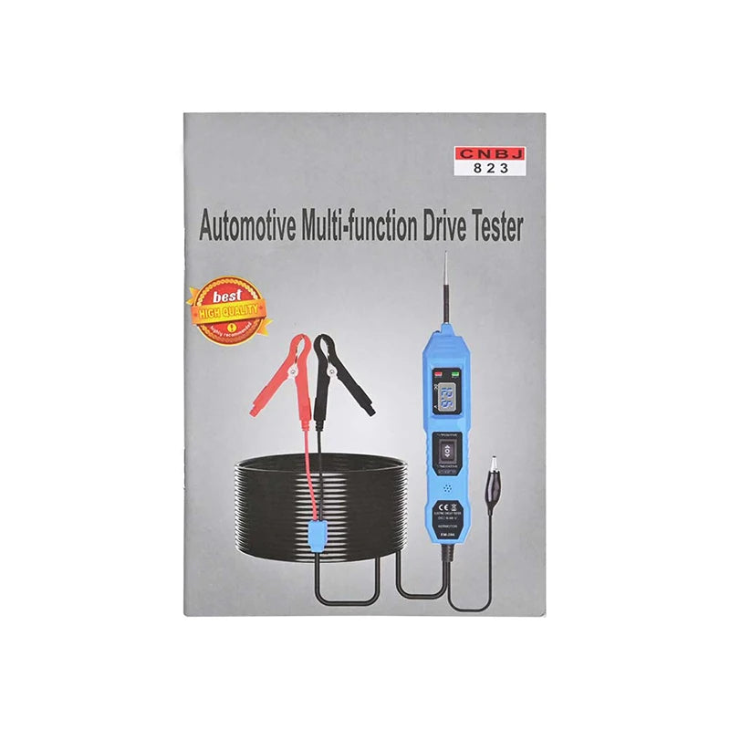 Tester Circuito Eléctrico Aermotor (6V-48V DC) con Display LED y Luz - Herramienta Diagnóstico Sistema Eléctrico Auto