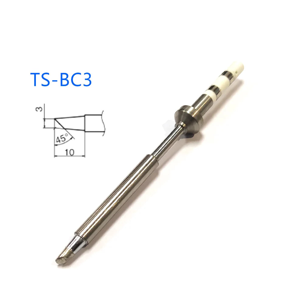 MINI Welding Nozzle Knife Horseshoe TS-BC2 C1 KU ILS B2 I C4 D24 K J02 JL02 BC3 For TS101 Pin64 Pinecil V2 Soldering Iron Tips