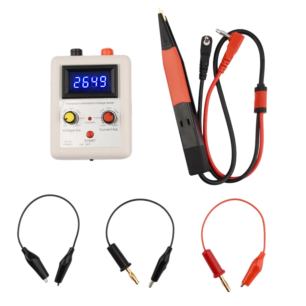 Tester Digital Transistores - Medidor Resistencia, Capacitancia, MOS, Diodo, Triodo