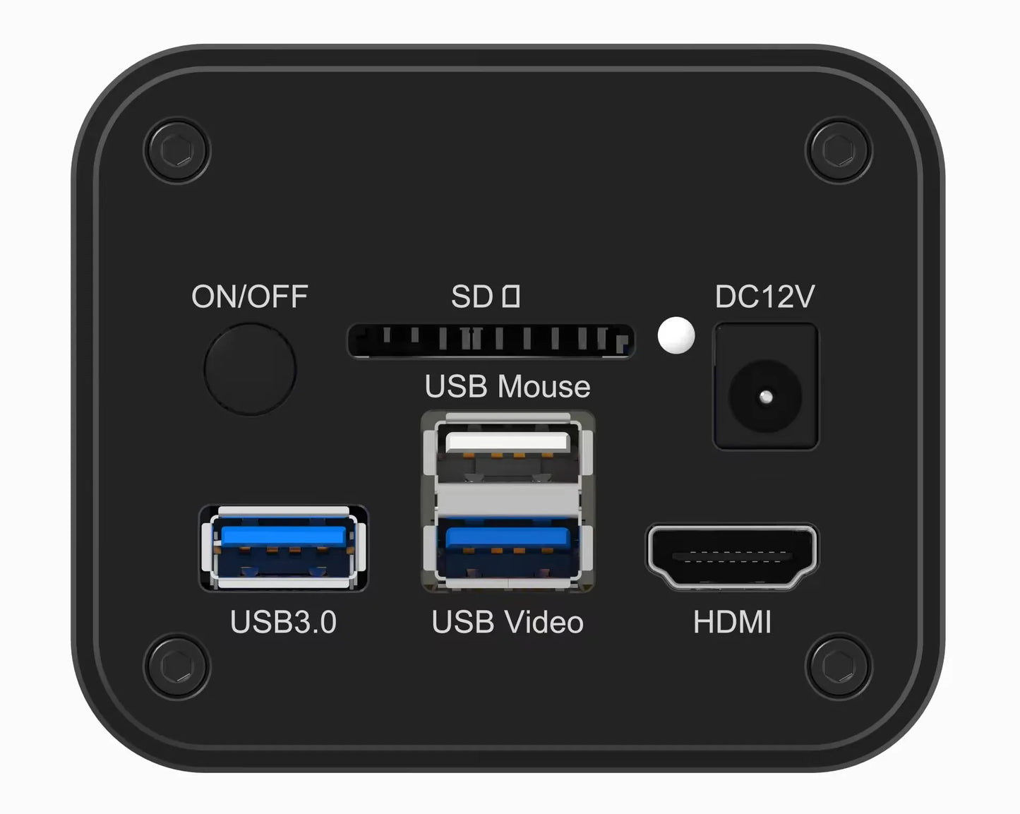 Cámara Microscopio 4K Ultra HD (8MP, 60fps) - Sensor Sony IMX678, Enfoque Automático, Salida HDMI/USB/WiFi/GE