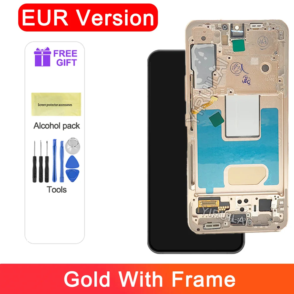 TFT probado para Samsung S22 5G pantalla LCD Digitalizador de pantalla táctil para Samsung S901 S901B S901U SM-S901E/DS pantalla