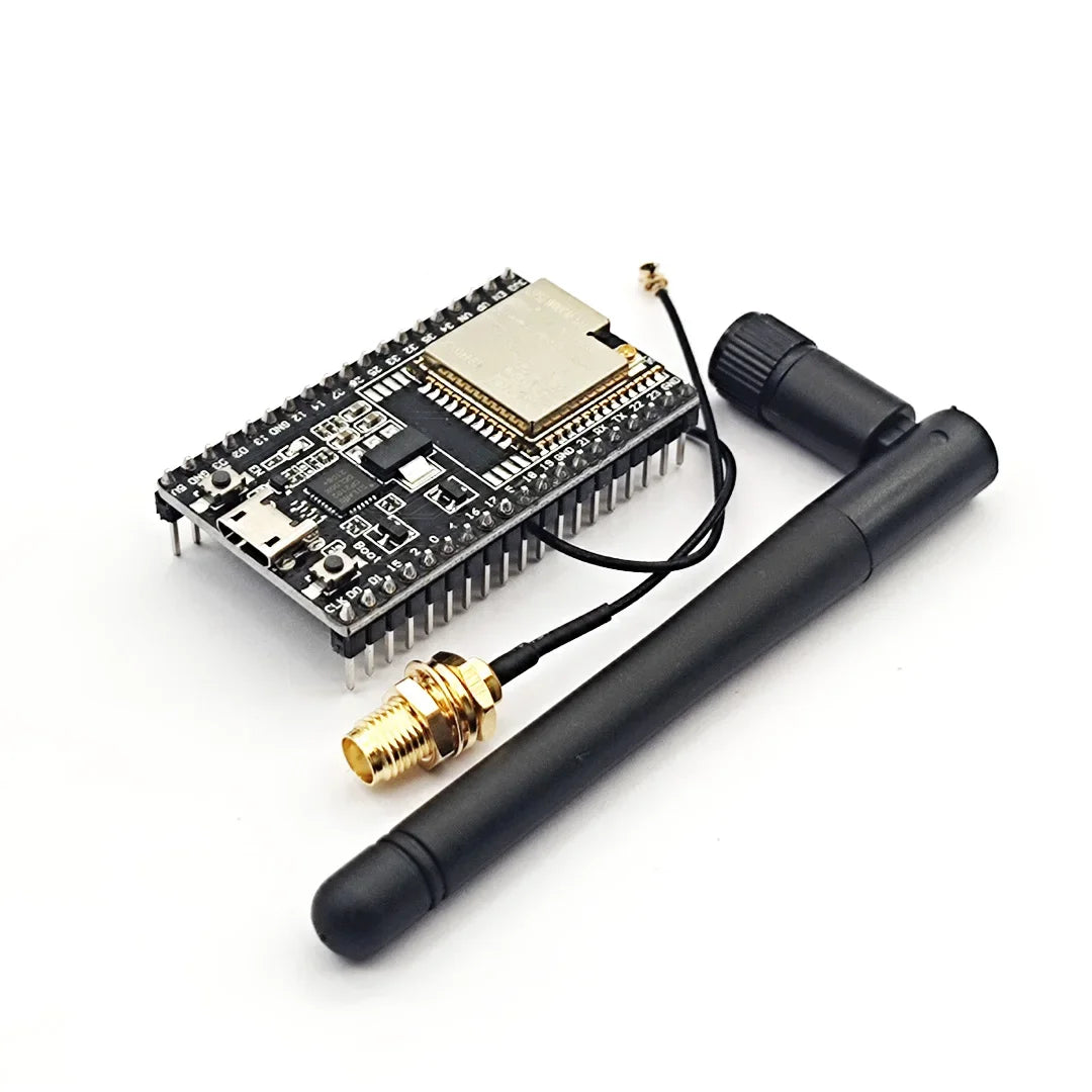 Módulo WiFi ESP32-WROOM-32U / WROVER con Antena 2.4G Opcional (Placa Desarrollo)