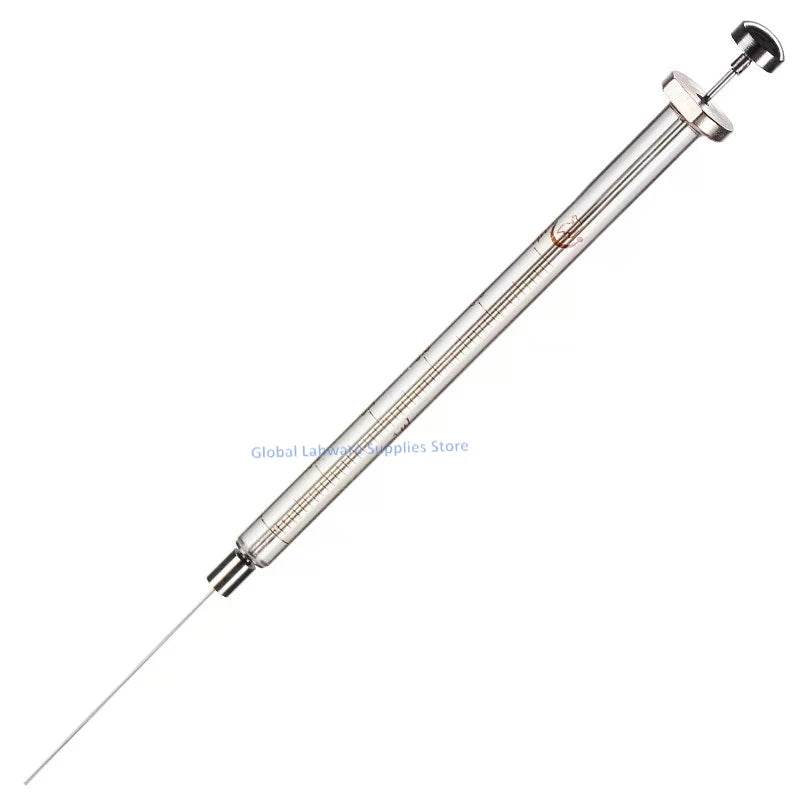 Microinyector Cromatográfico para Laboratorio (0.5uL - 1000uL) - Jeringa Microlitro Fase Líquida Cabeza Plana