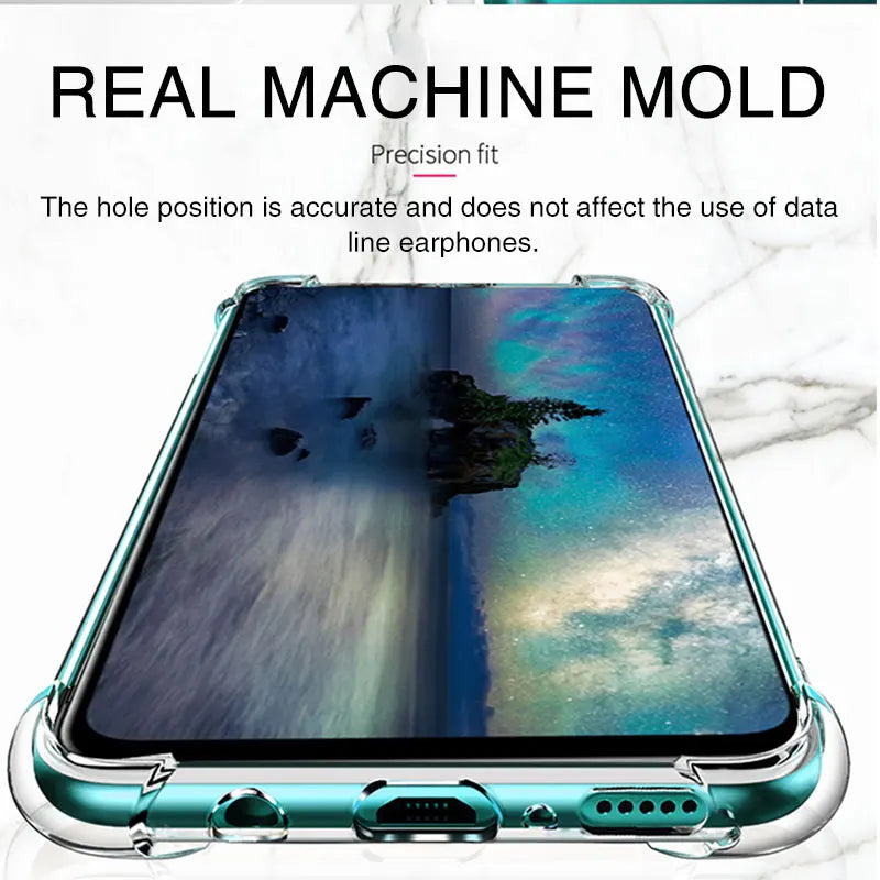 Funda Carcasa TPU Transparente Suave Anti-Golpes (Airbag Grueso) para Xiaomi Redmi Note 9/9S/Note 9 Pro