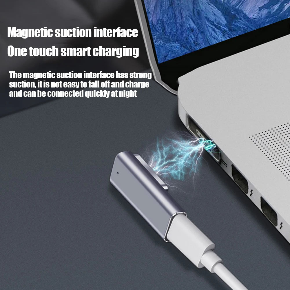Adaptador Convertidor Magnético USB-C PD a MagSafe 1 / MagSafe 2 para MacBook Pro Plug Carga