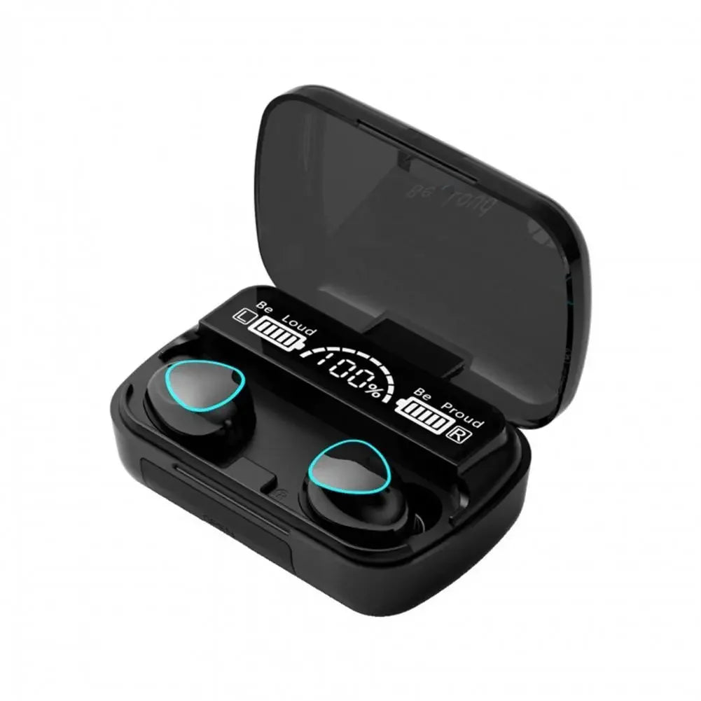 Auriculares Inalámbricos TWS M25 Bluetooth 5.3 con Pantalla LED (Estéreo, Control Táctil, Reducción Ruido)
