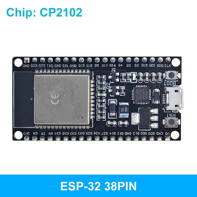 Placa Desarrollo DIYTZT ESP32 (ESP-32/ESP-32S/ESP32-CAM/ESP-WROOM-32) WiFi + Bluetooth Doble Núcleo Bajo Consumo