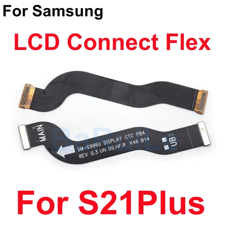 Placa base de carga conectar Flex para Samsung S21 Plus S22 Ultra S20 S23 pantalla LCD conectar placa base extender Cable cinta