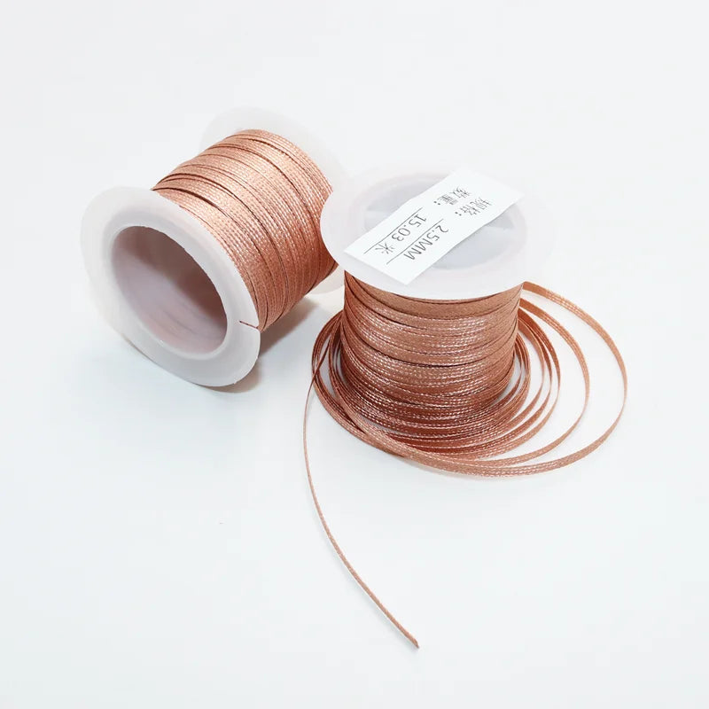 Malla Cobre Desoldadora Fuerte (Ancho 2/2.5/3.0mm, Largo 8/15m) Removedor Estaño PCB/BGA Herramienta Soldadura