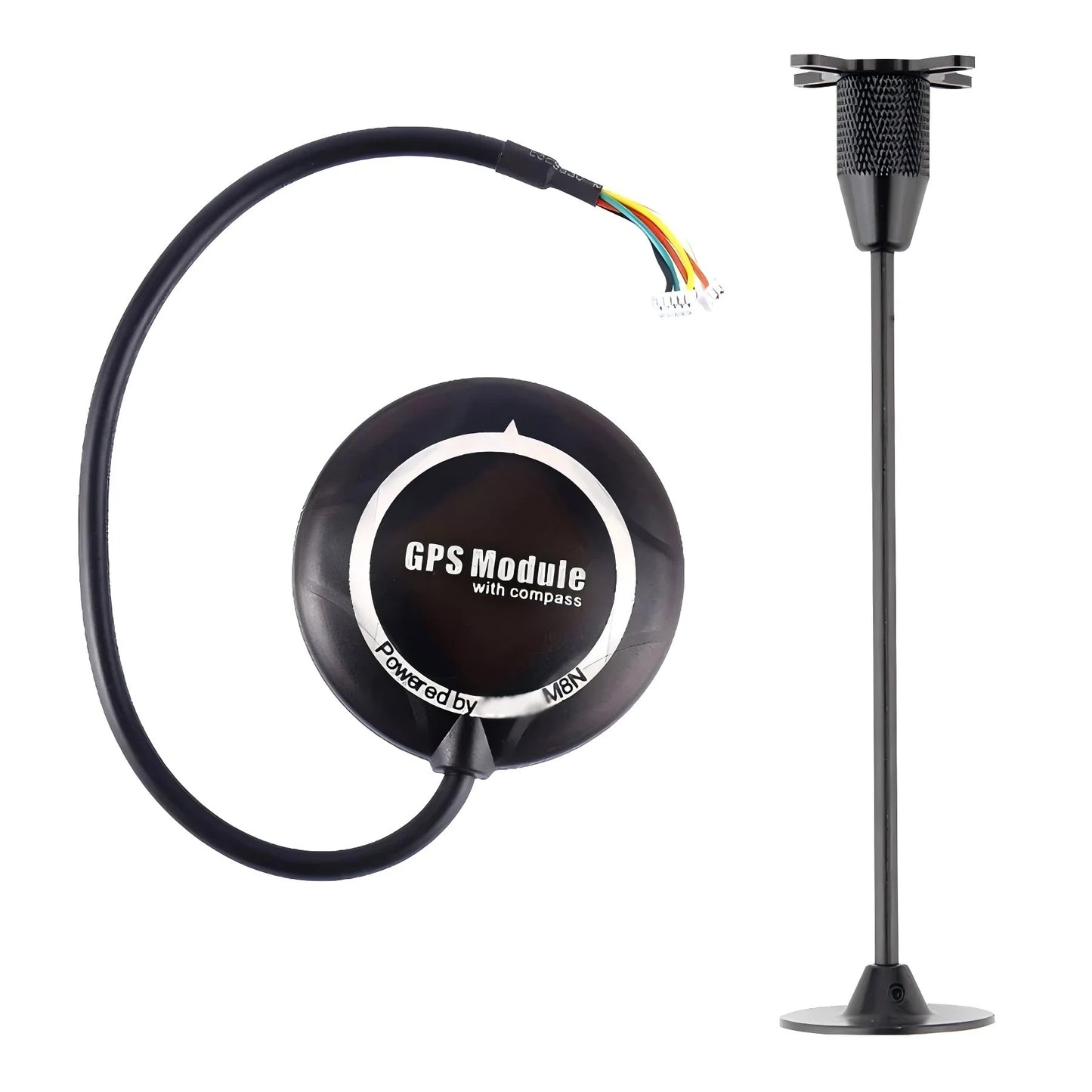 Módulo GPS M8N / M9N (Chip M8/8N/6M) Alta Precisión con Soporte y Compás Integrado para APM 2.6/2.8 / Pixhawk 2.4.6/2.4.8