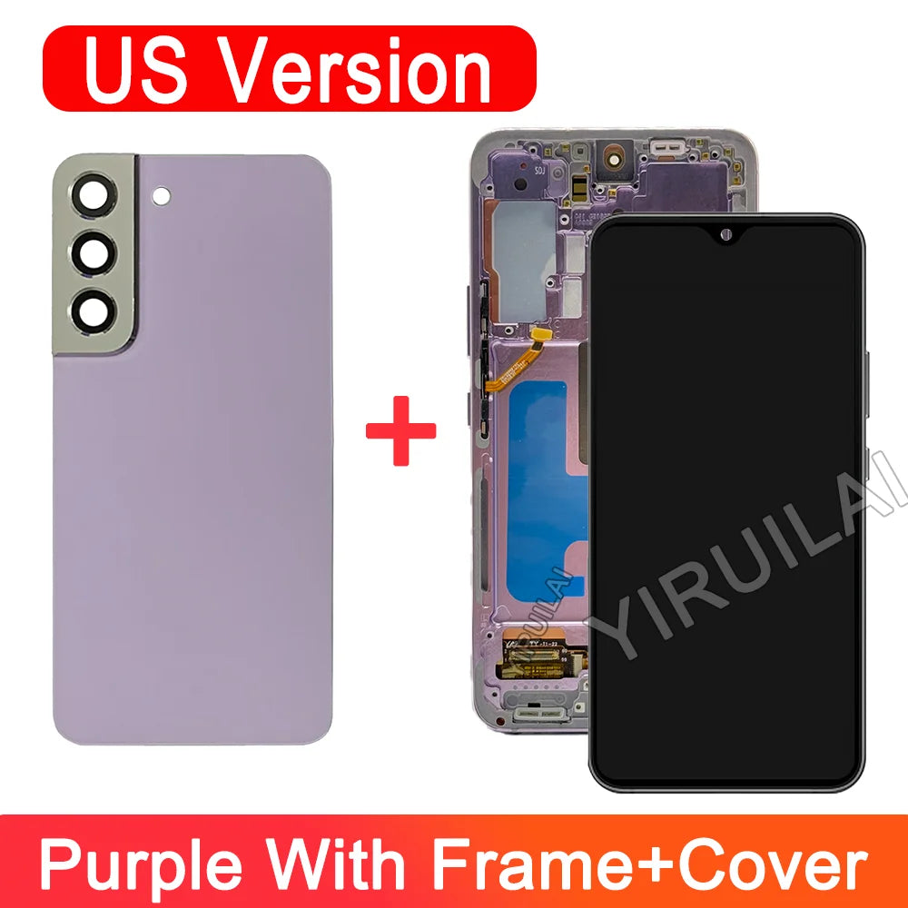 TFT para Samsung Galaxy S22 5G pantalla S901B S901U S901W S901N pantalla LCD reemplazo del ensamblaje del digitalizador de pantalla táctil