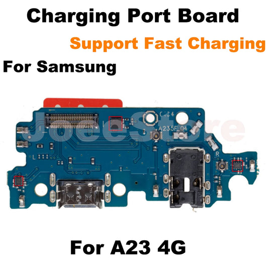 Placa Puerto Carga Rápida USB con Micrófono y Flex para Samsung Galaxy A12-A14/A23/A24/A33/A52/A53/A72/A73