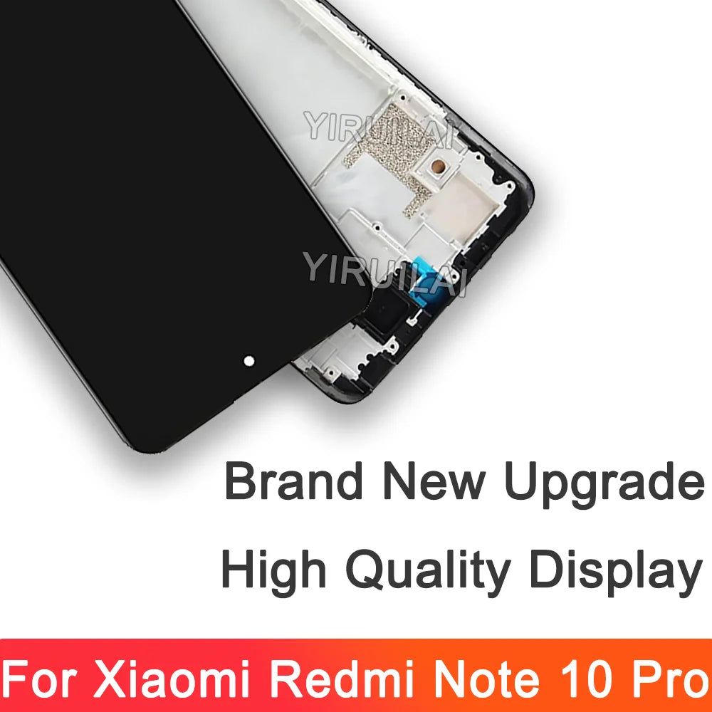 AAA Quality For Xiaomi Redmi Note 10 Pro LCD Display Touch Screen Digitizer Assembly For Redmi Note10 Pro M2101K6G M2101K6R