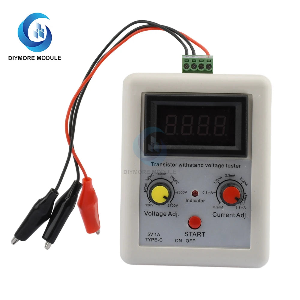 Tester Digital Transistores - Medidor Resistencia, Capacitancia, MOS, Diodo, Triodo