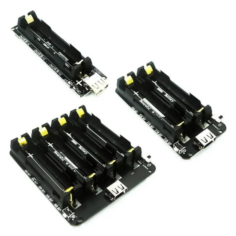 Módulo Shield Batería Litio 18650 V8 Expansión Alimentación Dual Voltaje 5V/3A + 3V/1A Micro USB Arduino/ESP32/ESP8266