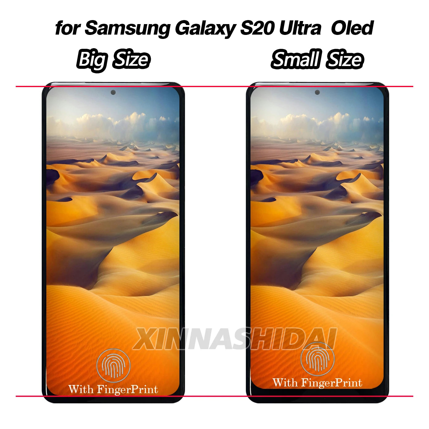 OLED para Samsung Galaxy S20 pantalla LCD de tamaño Ultra grande marco de pantalla táctil cubierta de batería conjunto de digitalizador de carcasa