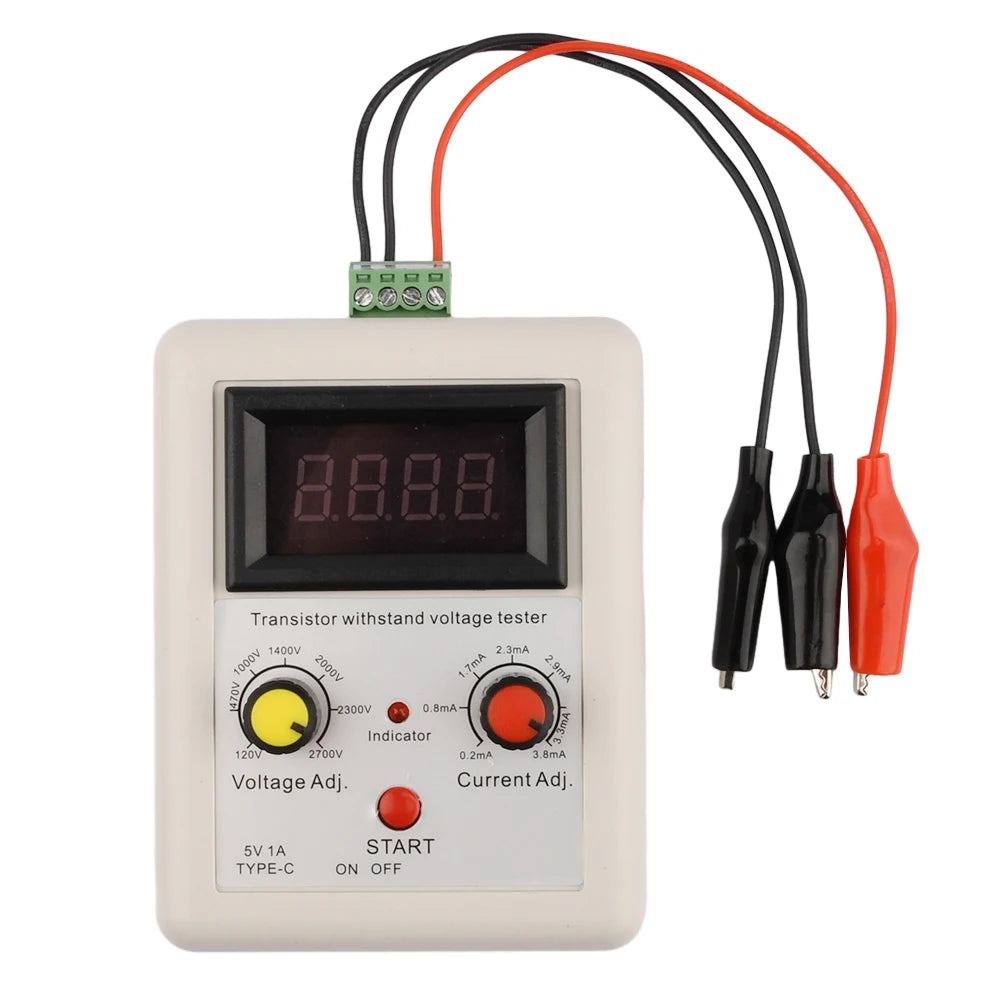 Tester Digital Transistores - Medidor Resistencia, Capacitancia, MOS, Diodo, Triodo