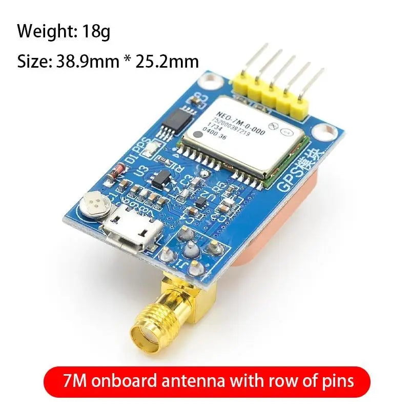 Módulo GPS NEO-6M / NEO-7M / NEO-8M (Micro USB) para Posicionamiento Satelital Arduino/STM32/C51