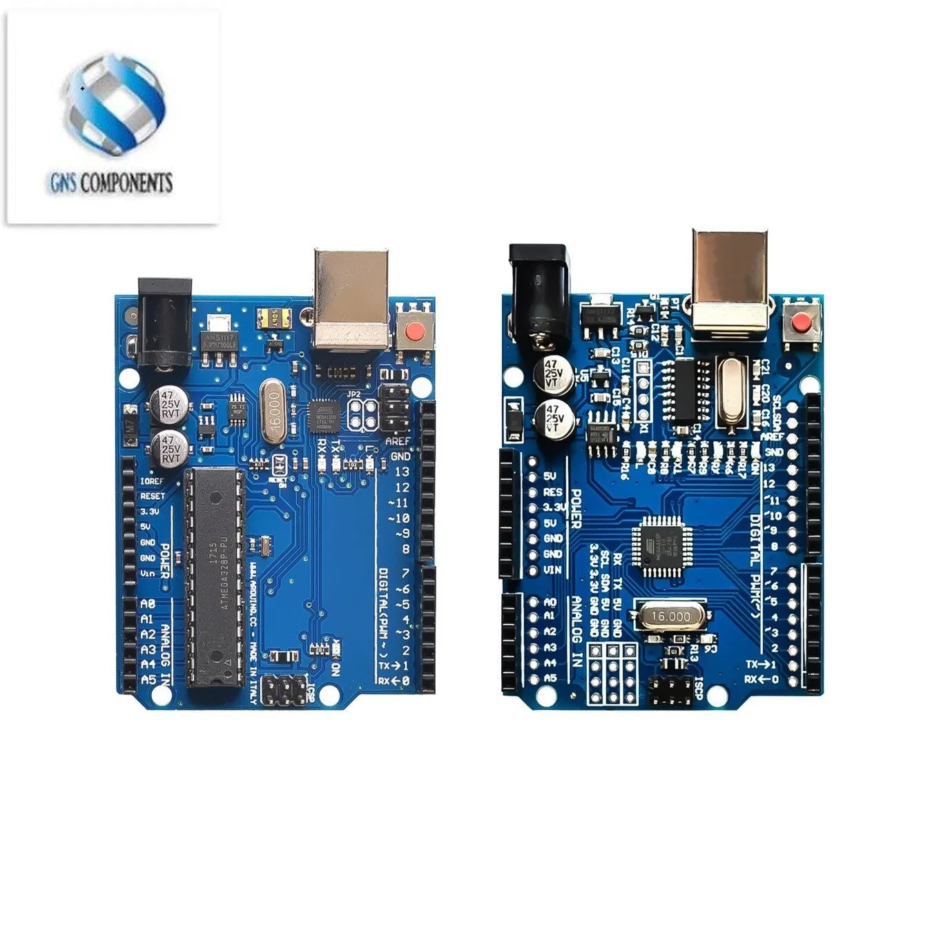 Placa Desarrollo UNO R3 (ATMEGA328P, CH340/ATEGA16U2) compatible Arduino con Cable + Placa Expansión Proto Shield R3