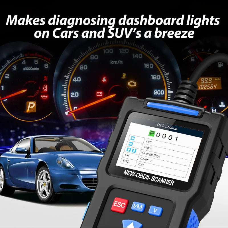 Scanner Automotriz OBD2 T200 - Lector Códigos Motor, Herramienta Diagnóstico Vehículo (Envío US Warehouse)