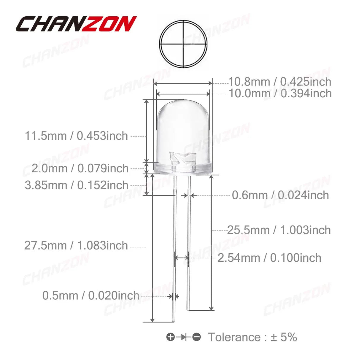 10pcs 10mm IR LED Emitting Diode 850nm Infrared Light Lamp Phototransistor Photodiode DIY Transmitter Emitter Micro PCB Circuit
