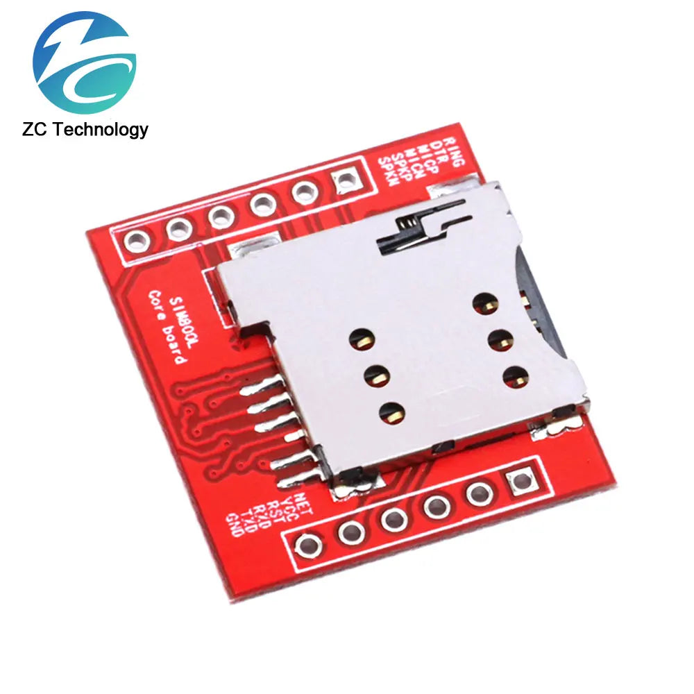 Módulo GSM/GPRS SIM800L Core (Quad-Band, Serial TTL) con Interfaz IPX, Antena PCB y Ranura Micro SIM para Arduino