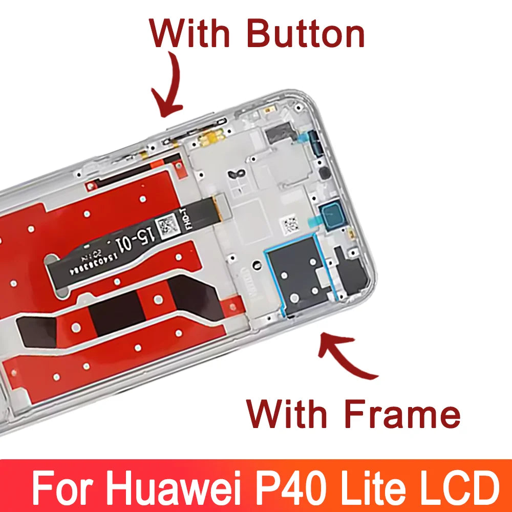 For Huawei P40 Lite JNY-LX1 LCD Display 10 Touch Screen Replacement For Nova 7i JNY-LX2, P 40 Lite Lcd Screen Nova 6 SE Display