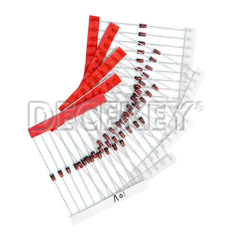 Kit Surtido Diodo Zener 1W (DO-41, 3V-30V, 15 Valores x 10pcs = 150 Unidades) Componente DIY
